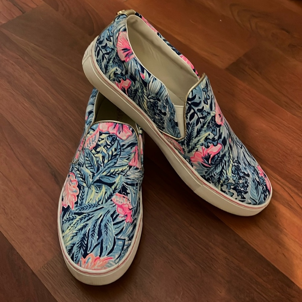 Lilly Pulitzer slip on sneakers